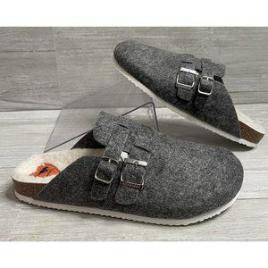 Rocket Dog Mule Abel Francois Grey Felted Wool Slides